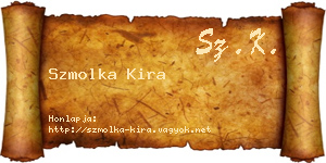 Szmolka Kira névjegykártya